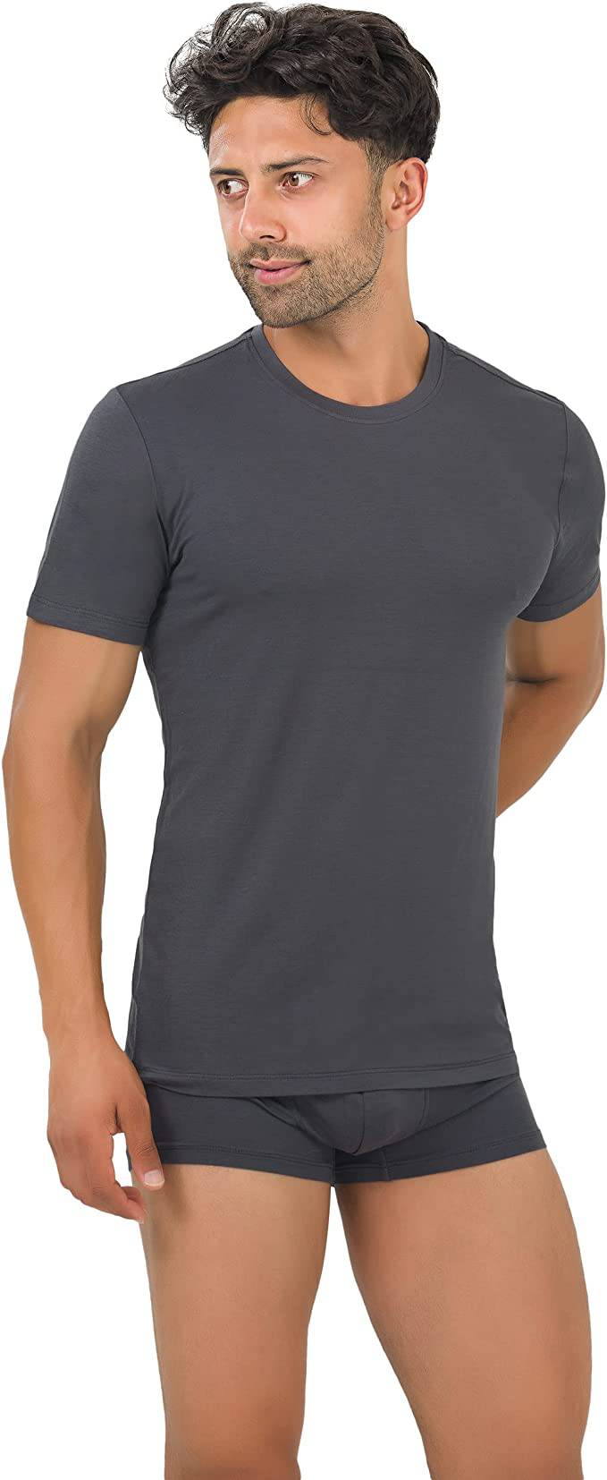 Men’s Bamboo Crew Neck Undershirts 3-Pack – product view 18