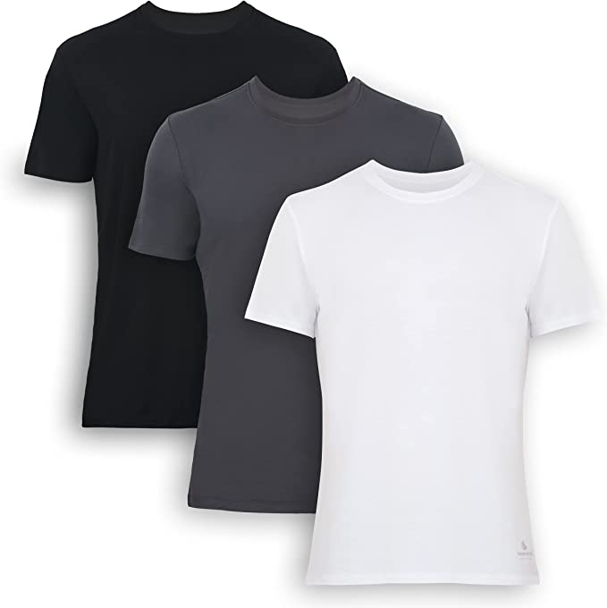 Men’s Bamboo Crew Neck Undershirts 3-Pack – product view 1