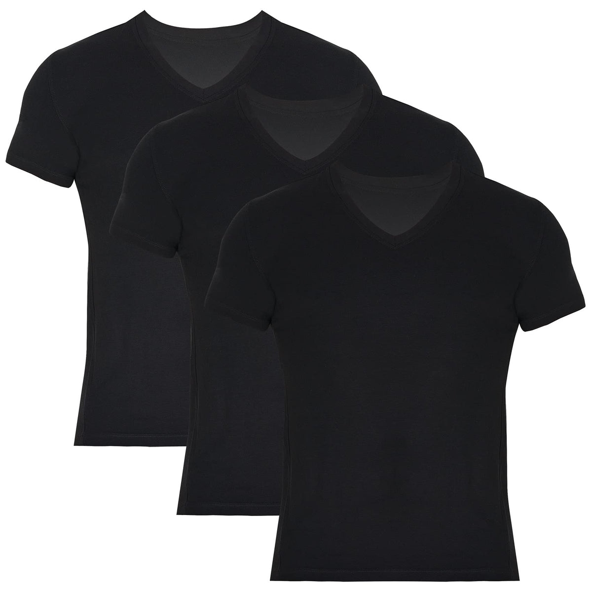Men’s Bamboo V-Neck Undershirts 3-Pack