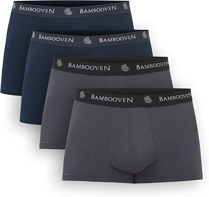 Men’s Bamboo Trunks with Pouch 4-Pack – product view 18