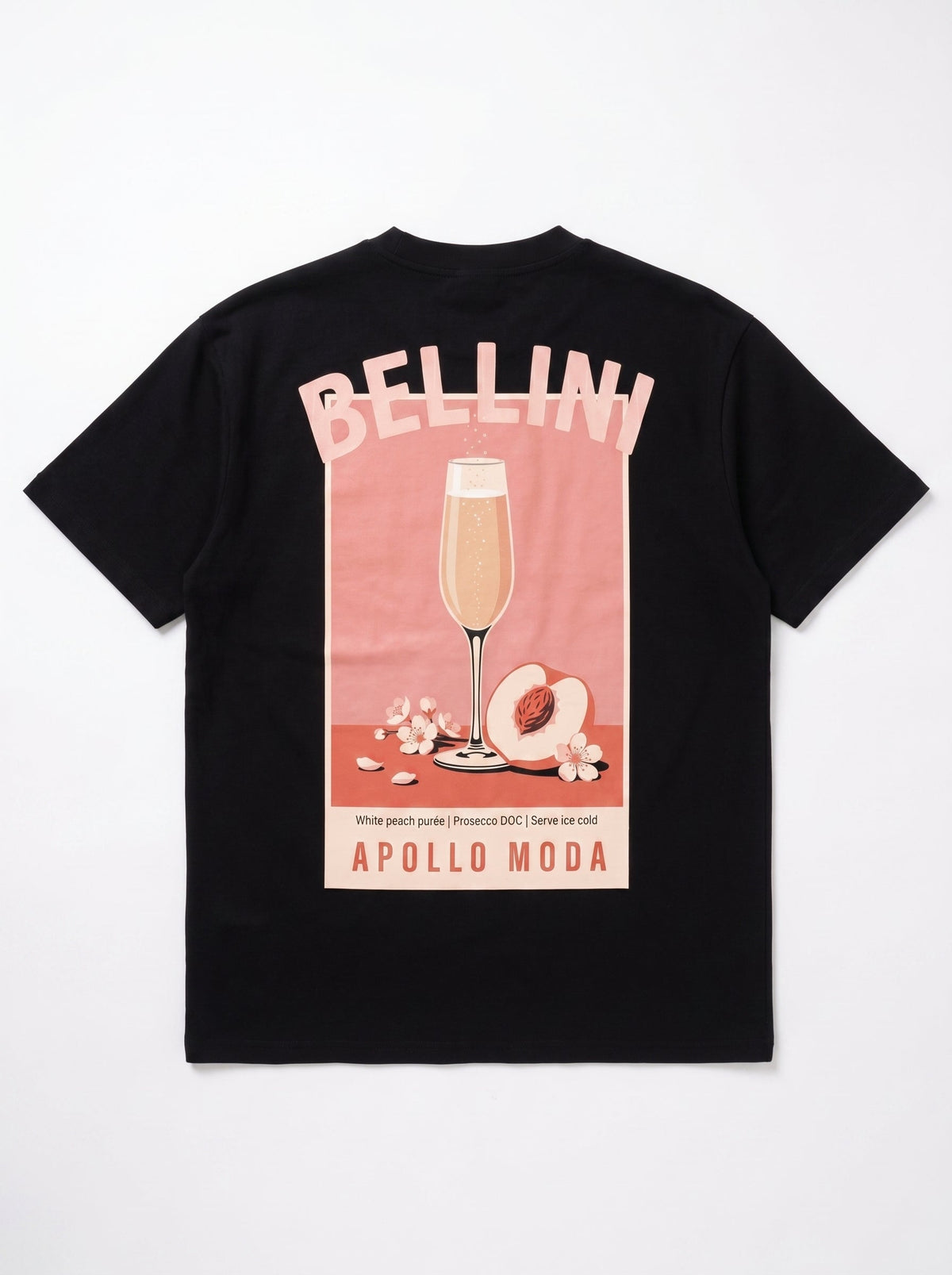 Apollo Moda Bellini Oversized Heavyweight Graphic Tee – product view 2