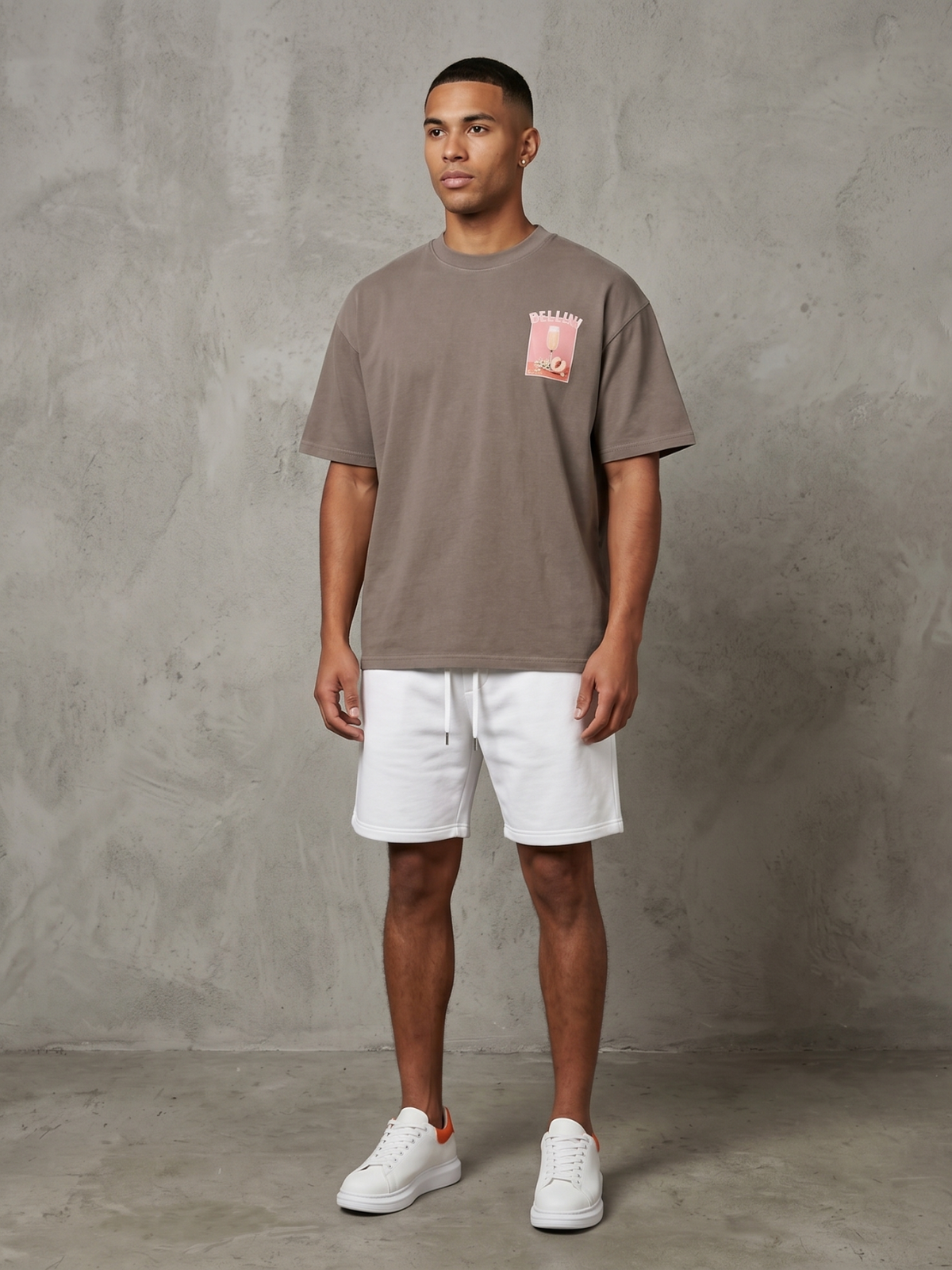 Apollo Moda Bellini Oversized Heavyweight Graphic Tee – product view 5