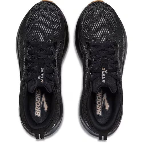 Brooks Glycerin 22 Men's Sneakers β Black/Primer Gray Running