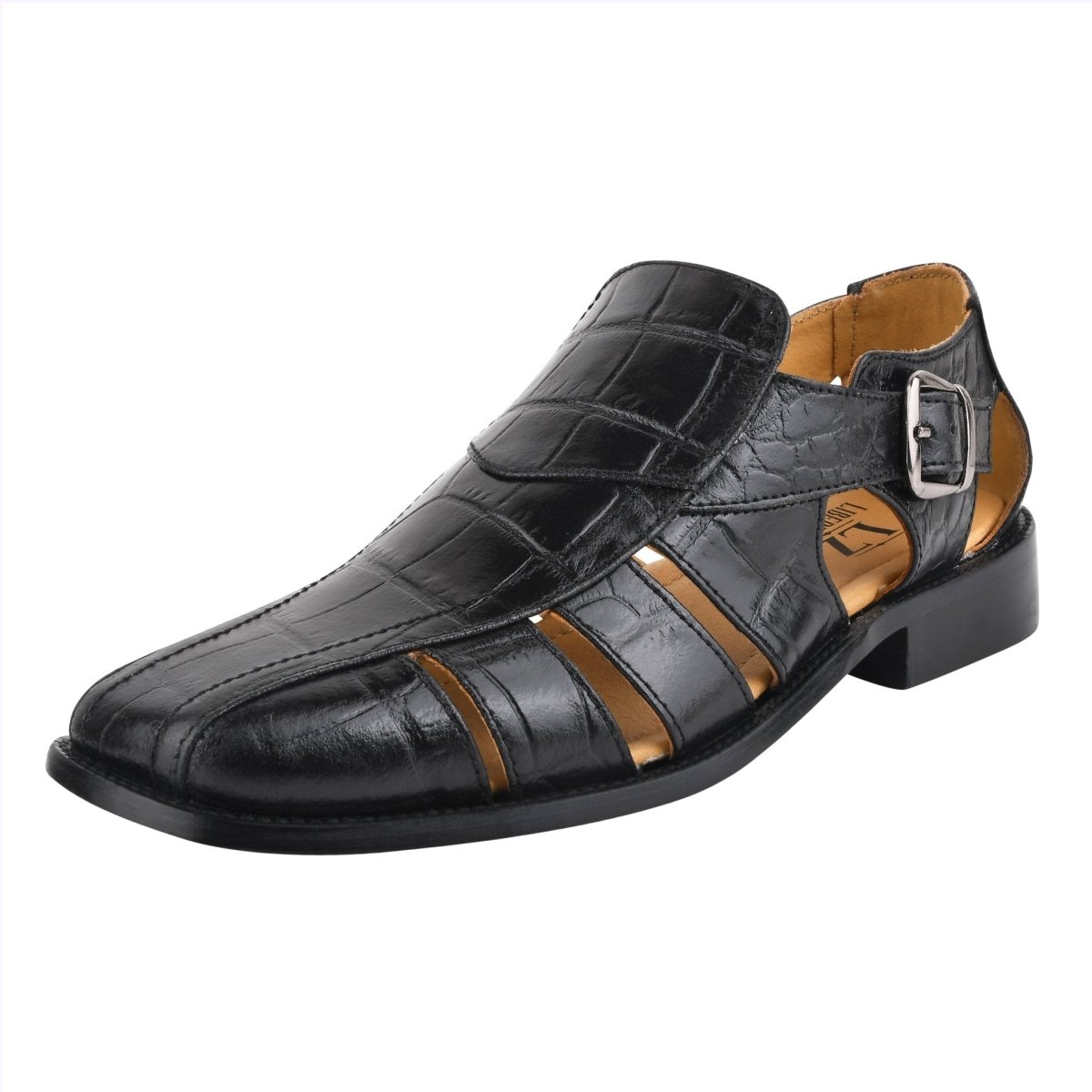Liberty Zeno Bidwill Genuine Leather Fisherman Flat Sandals