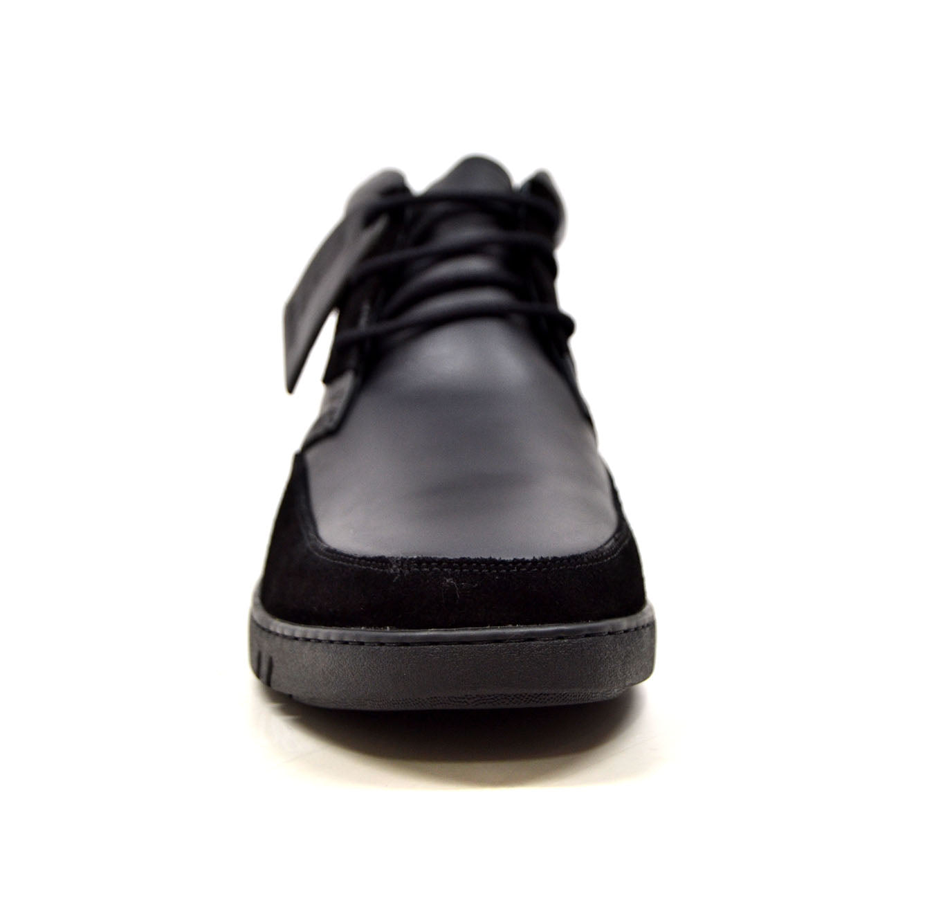 British Walkers Birmingham Men's Black Leather and Suede Lace Up Shoes view 4