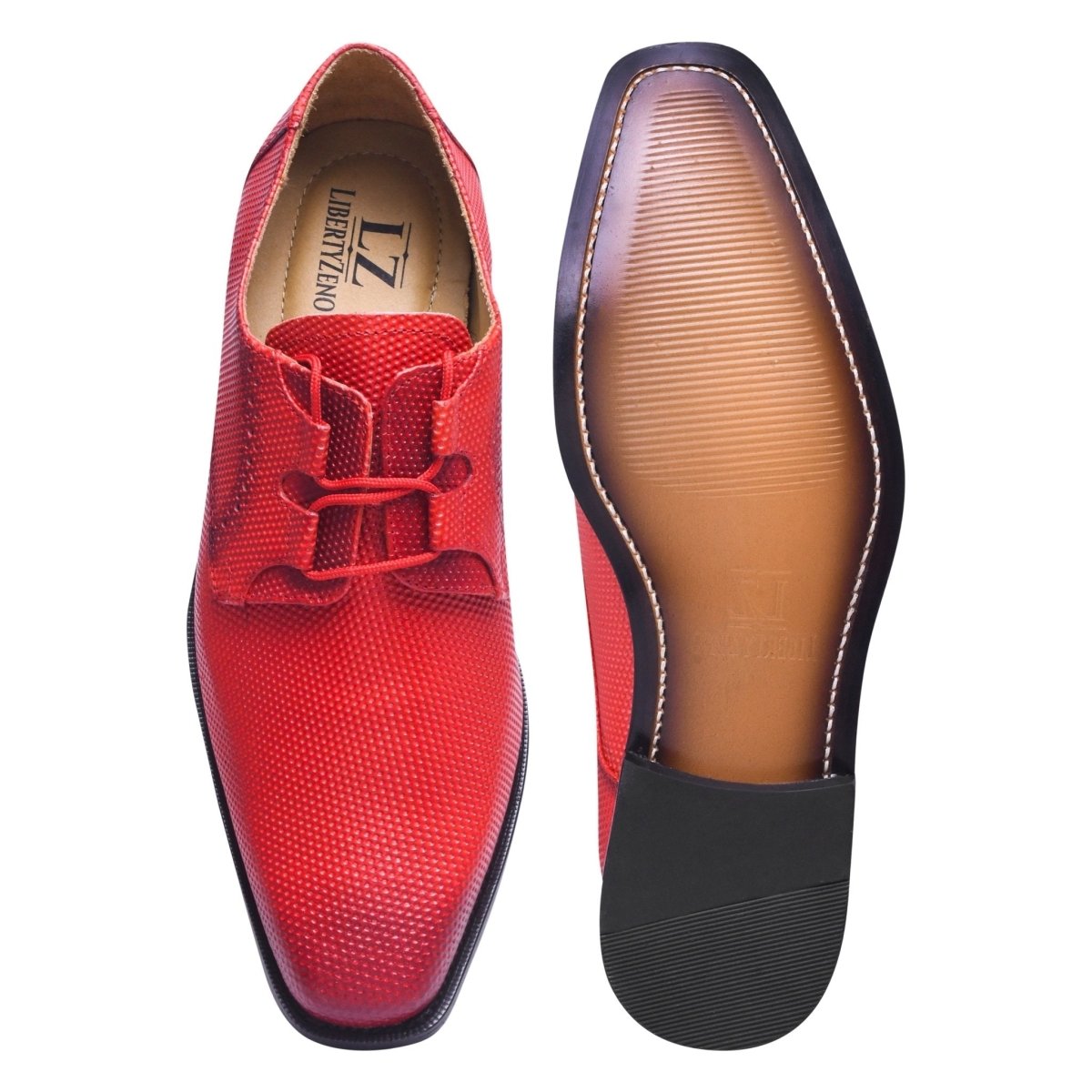 Liberty Zeno Blacktown Genuine Leather Oxford Style Lace - Up Dress Shoes For Men