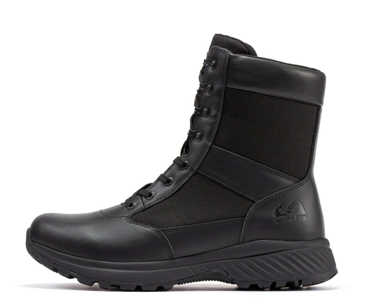 Botas Pro Black Men's 8 inch Side Zipper Military Tactical Boots BP703 – side view