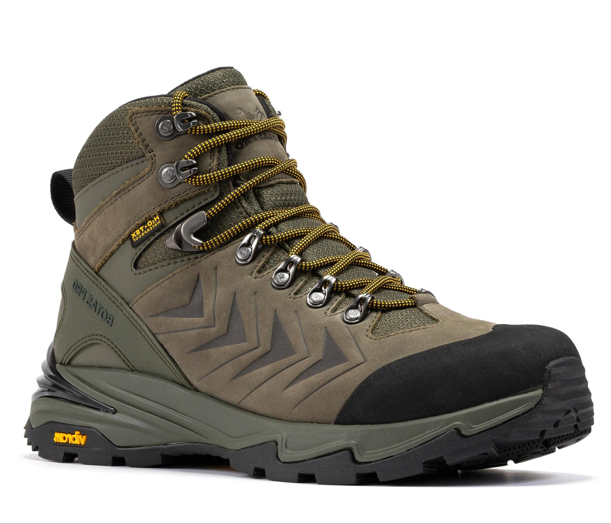Botas Pro Olive 6 Inch Waterproof Hiking Boots with VIBRAM® Traction Lug Outsole BP22123 – sole view