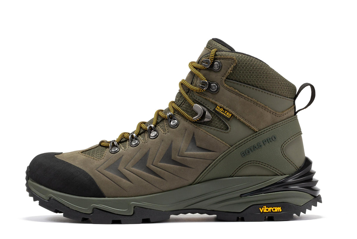 Botas Pro Olive 6 Inch Waterproof Hiking Boots with VIBRAM® Traction Lug Outsole BP22123 – sole view