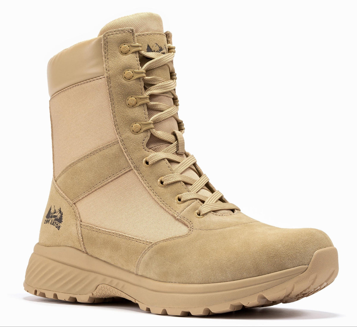 Botas Pro Sand Men's 8 inch Side Zipper Military Tactical Boots BP701 – side view