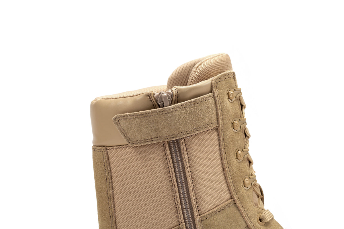 Botas Pro Sand Men's 8 inch Side Zipper Military Tactical Boots BP701 – side view