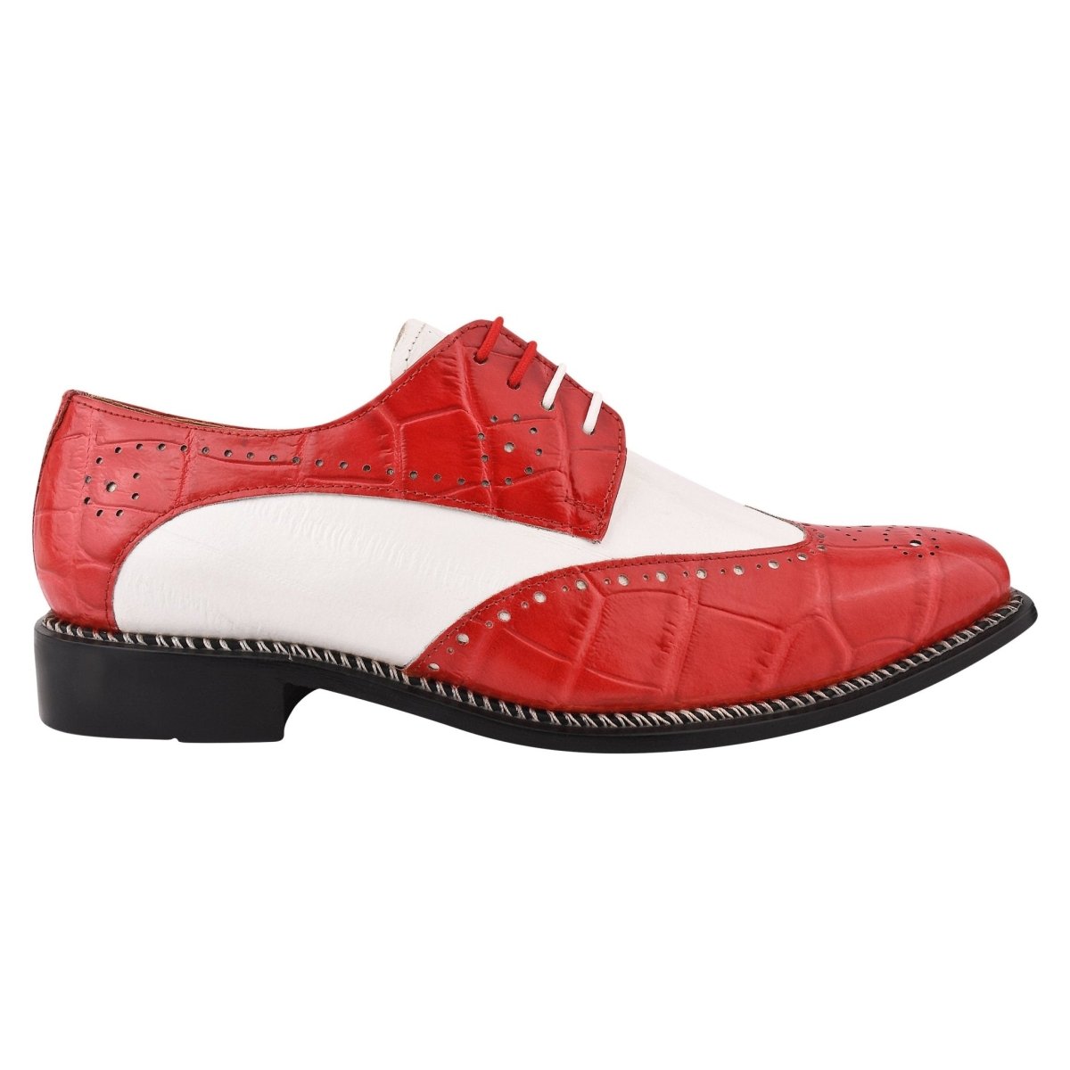 Liberty Zeno Boyka Leather Red Bottom Oxford Style Dress Shoes