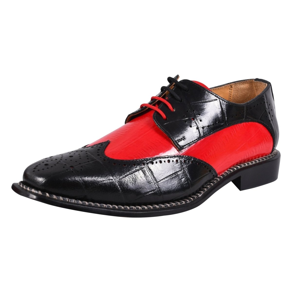 Liberty Zeno Boyka Leather Red Bottom Oxford Style Dress Shoes