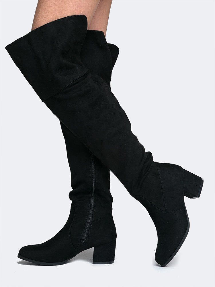 Brandy | Black Suede