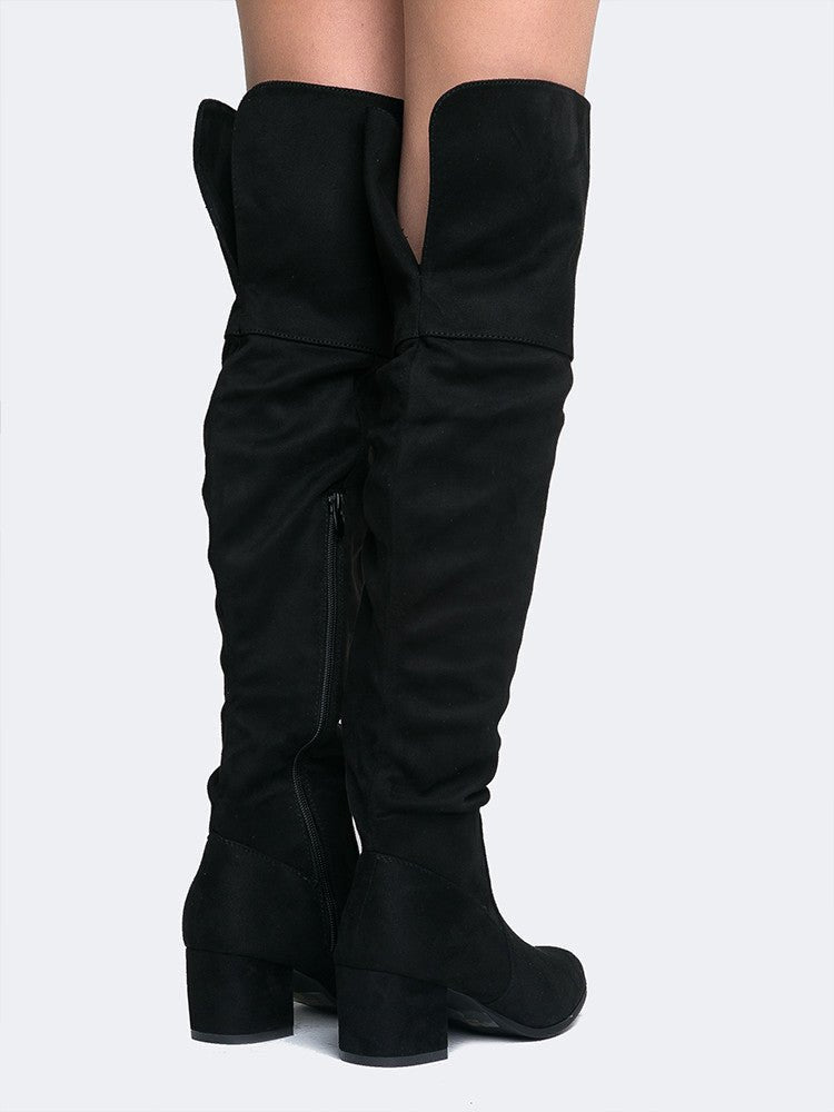 Brandy | Black Suede