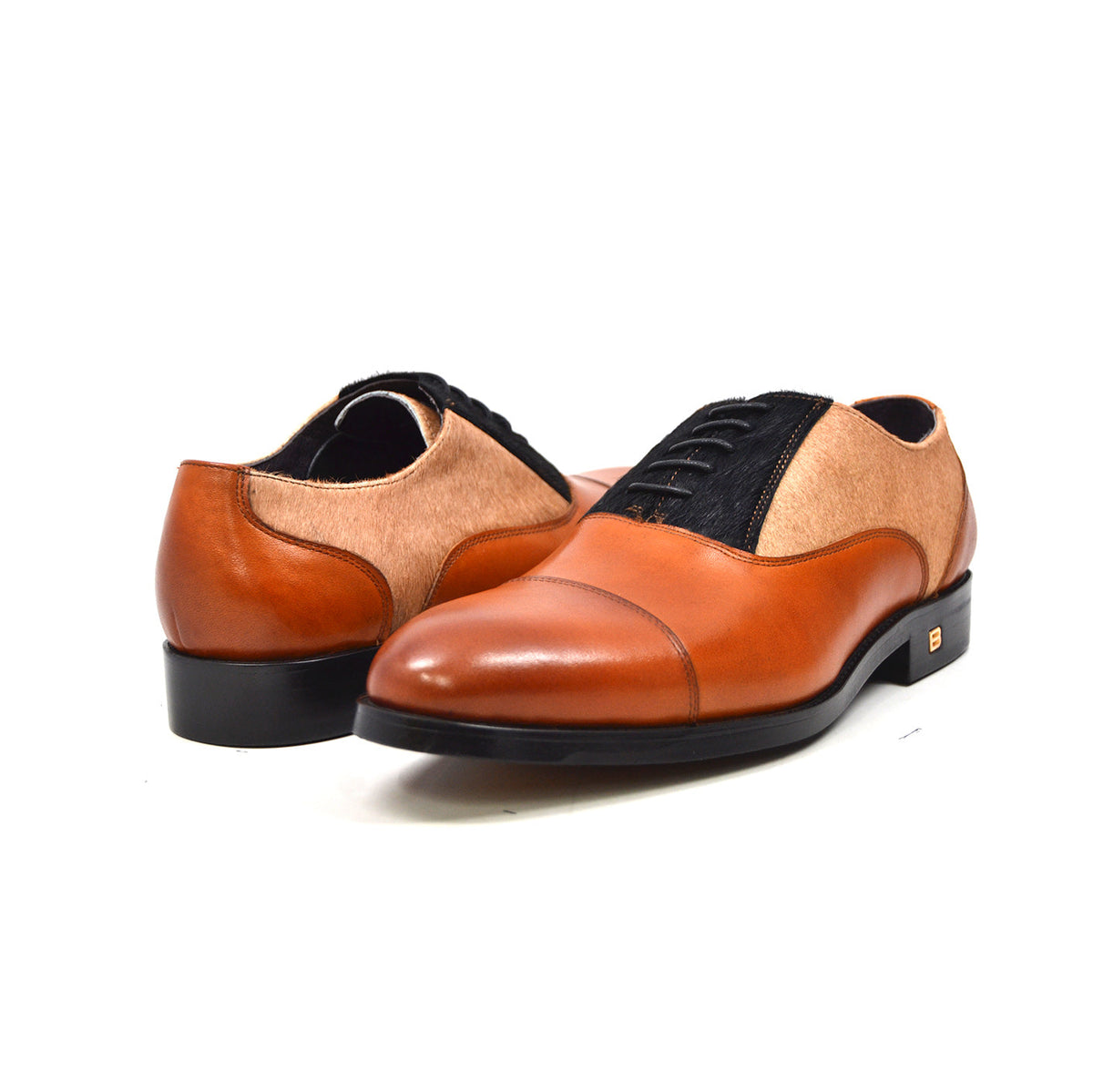 British Walkers Albert Genuine Pony Skin And Leather Shoes — product view 1
