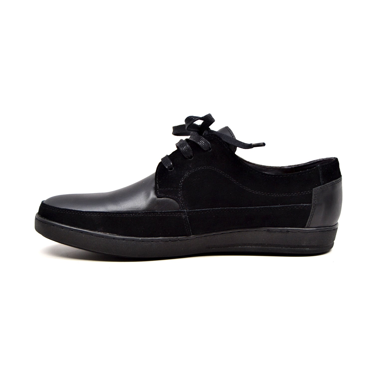 British Walkers Bristol Men's Vintage Black Leather and Suede Lace Up Shoes view 12