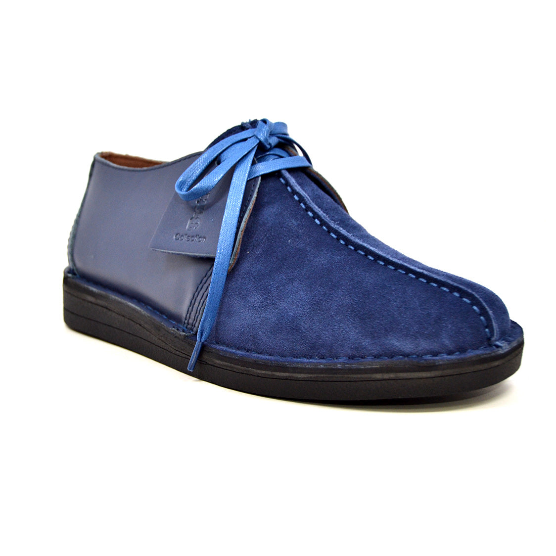 British Walkers Kingston Split-Toe Leather & Suede Shoe With Tpr Sole And Lace-Up For Everyday Comfort And Style — product view 2