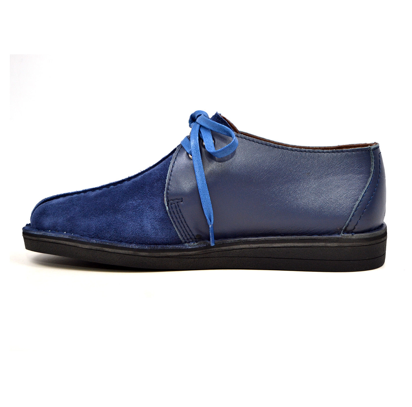 British Walkers Kingston Split-Toe Leather & Suede Shoe With Tpr Sole And Lace-Up For Everyday Comfort And Style — product view 5