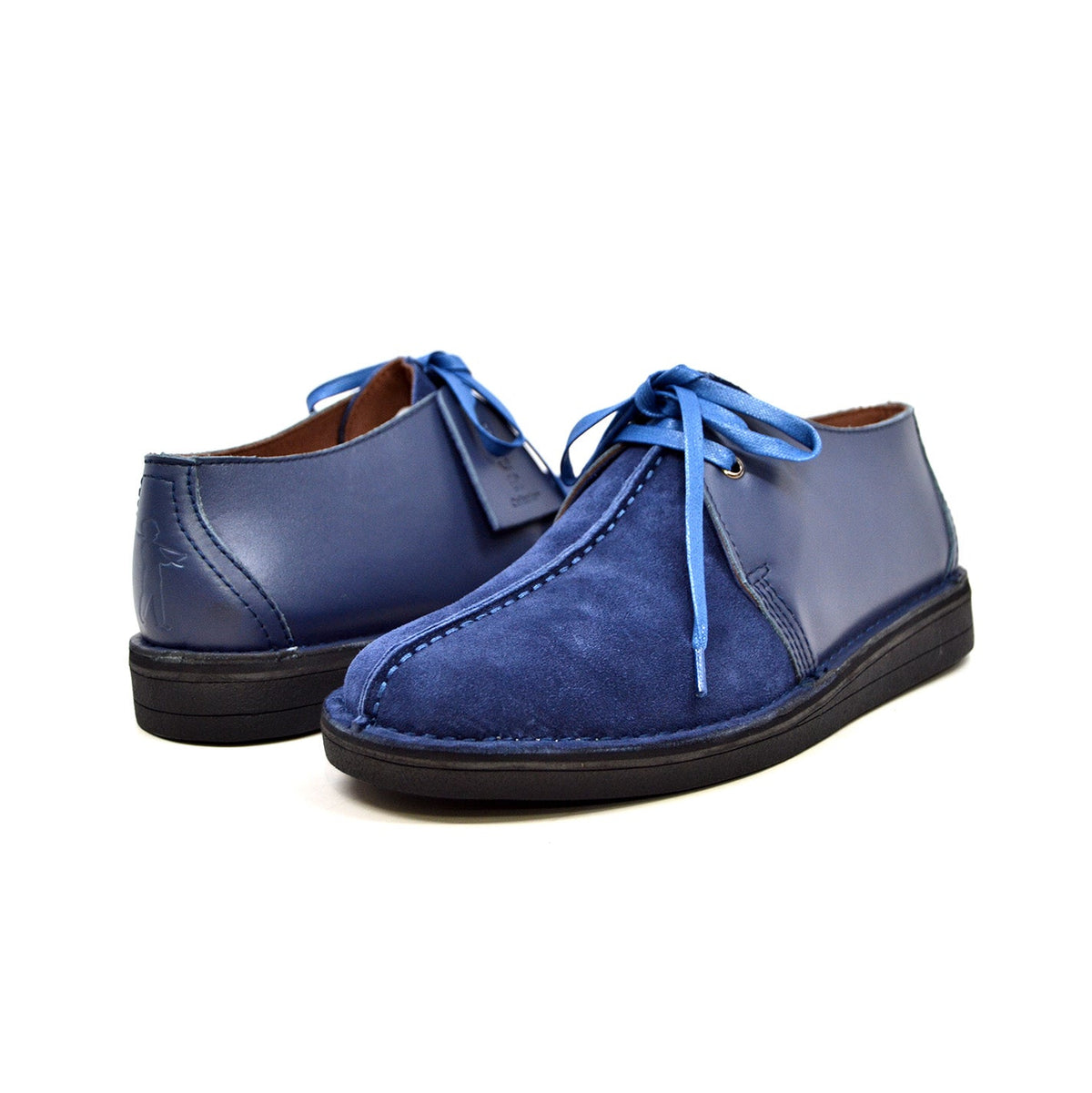 British Walkers Kingston Split-Toe Leather & Suede Shoe With Tpr Sole And Lace-Up For Everyday Comfort And Style — product view 1