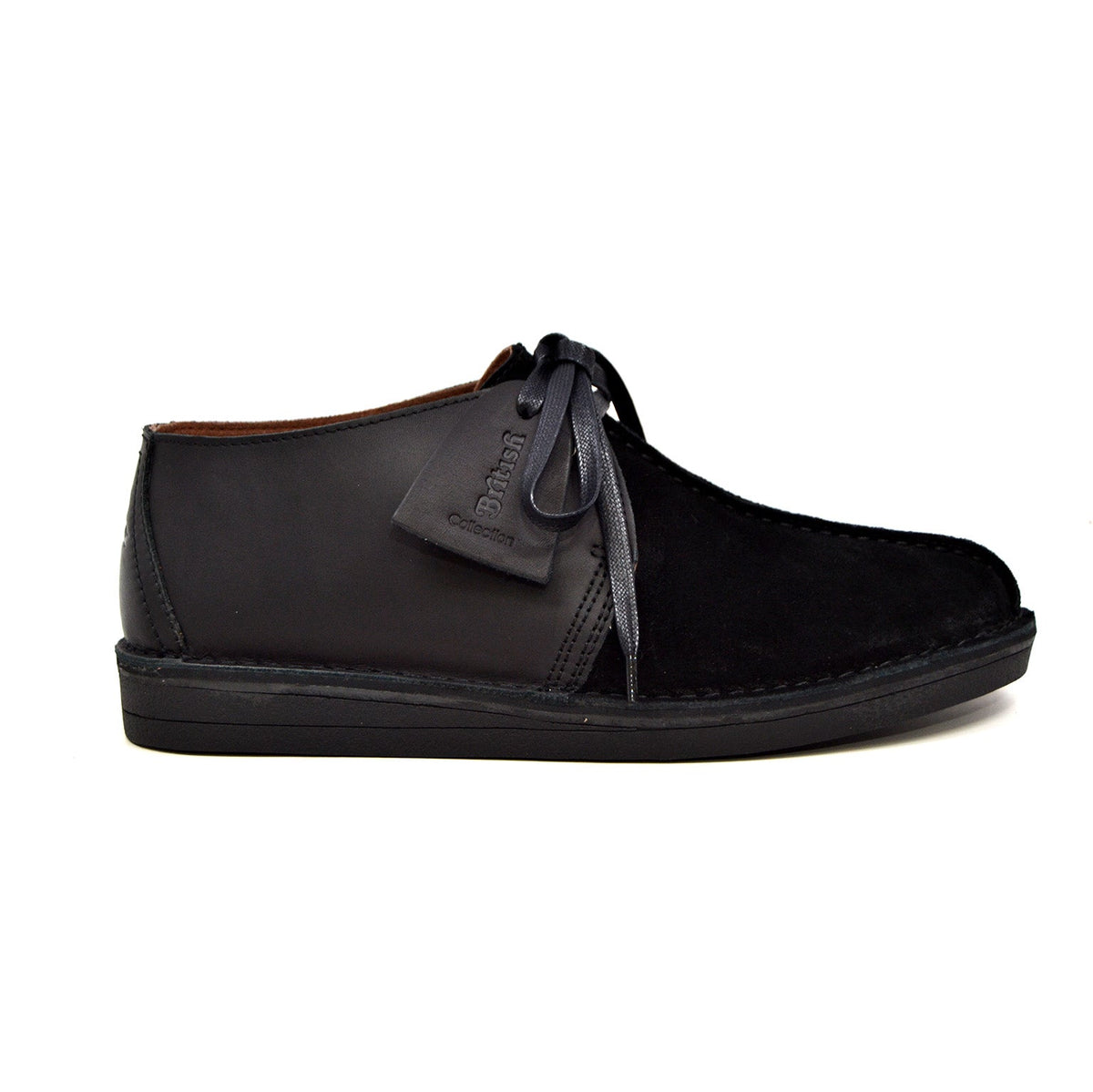 British Walkers Kingston Split-Toe Leather & Suede Shoe With Tpr Sole And Lace-Up For Everyday Comfort And Style — product view 10