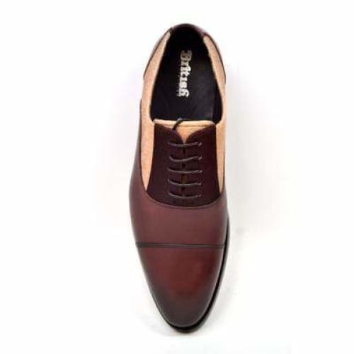 British Walkers Albert Men's Brown and Tan Leather Loafers