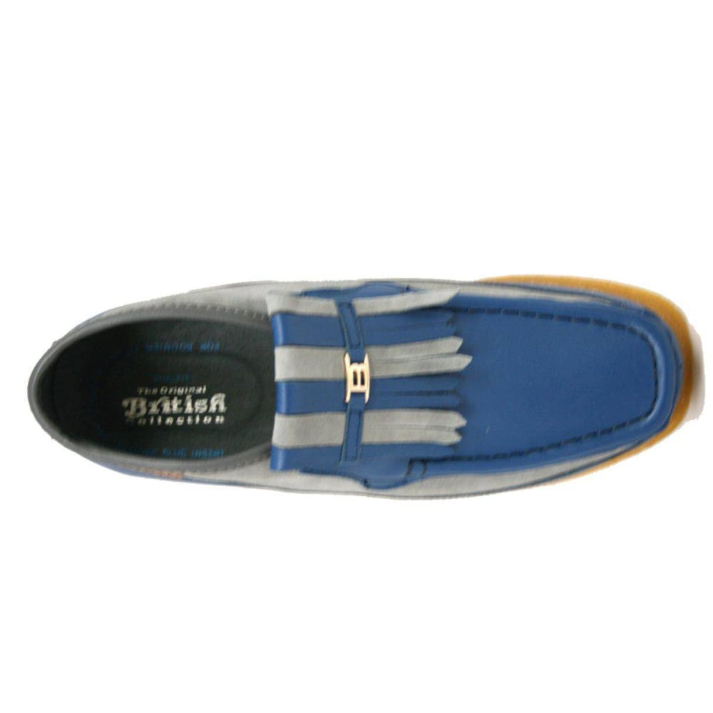 British Walkers Apollo Leather and Suede Men’s Slip On Chukka Boots