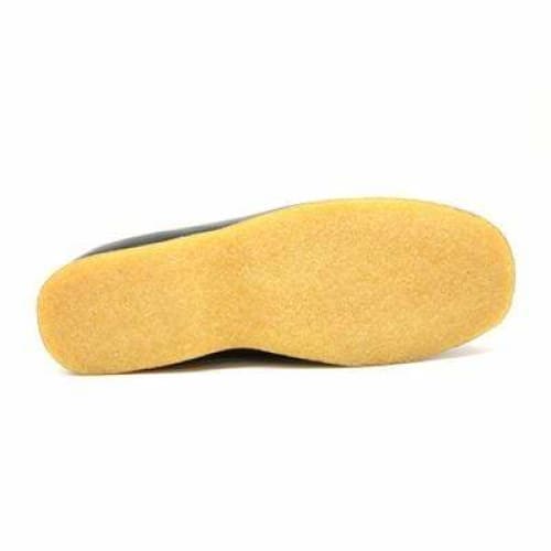 British Walkers Apollo Men’s Black Leather & Suede SlipOn Boots – Handcrafted CrepeSole Classic of Modern British Elegance