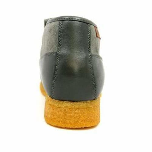 British Walkers Apollo Men’s Gray Leather & Suede SlipOn Boots – Handcrafted CrepeSole Classic of Modern British Refinement