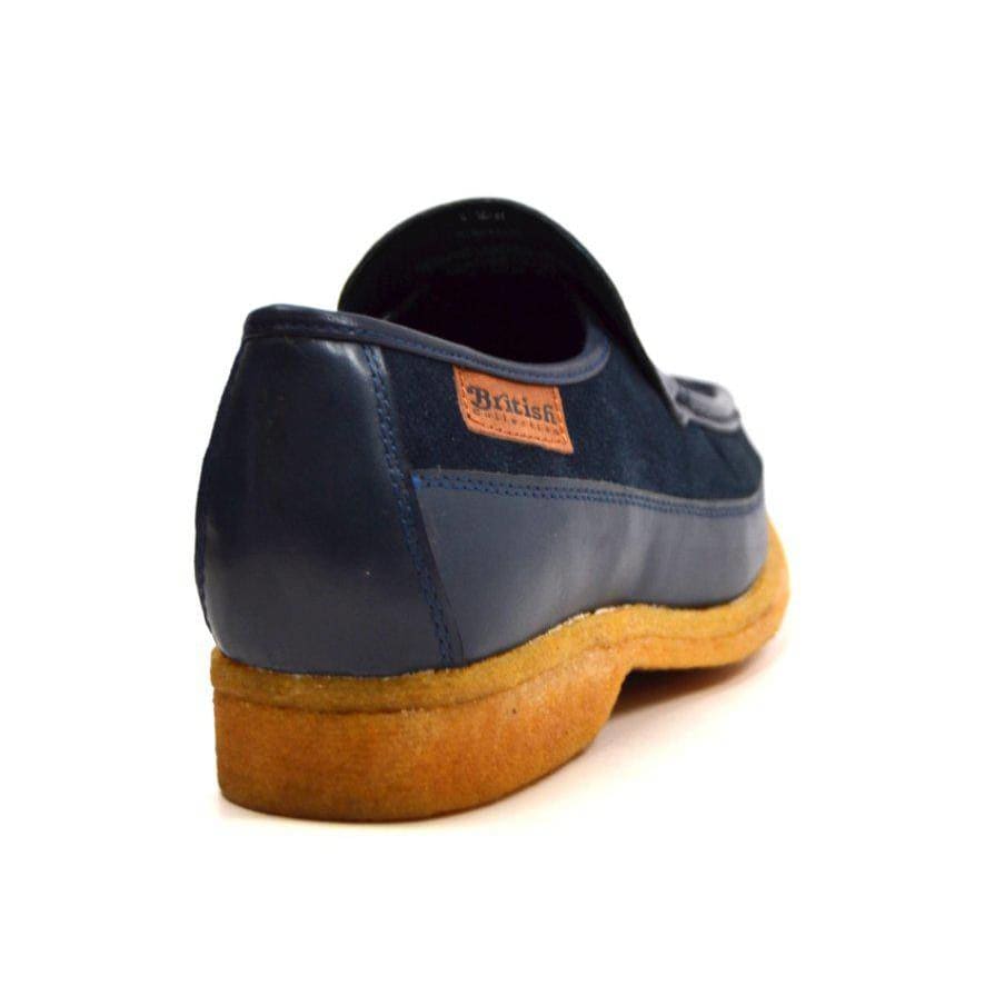 British Walkers Brooklyn Men's Leather and Suede Crepe Sole Slip On