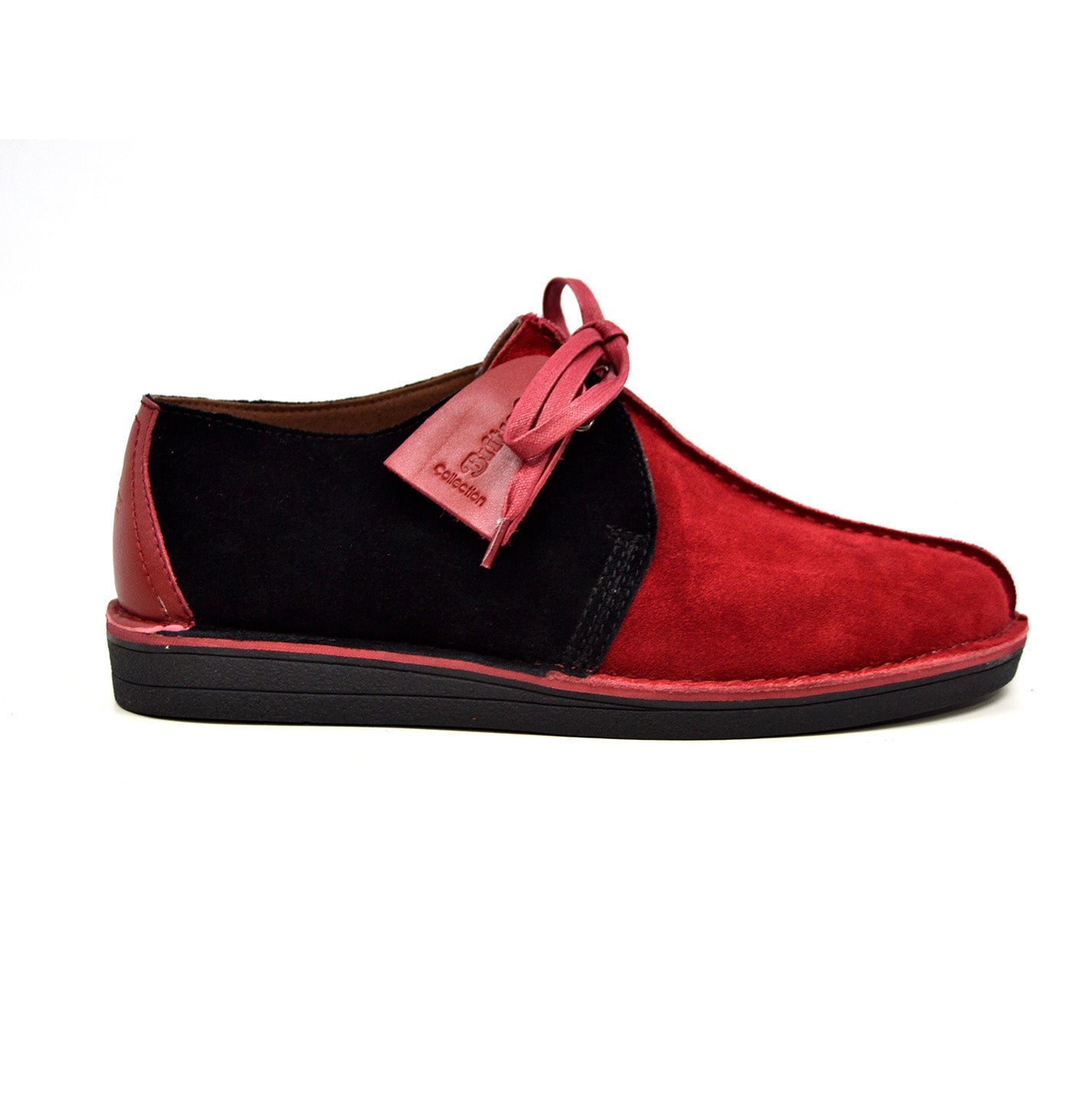 British Walkers Kingston Split-Toe Leather & Suede Shoe With Tpr Sole And Lace-Up For Everyday Comfort And Style — product view 18