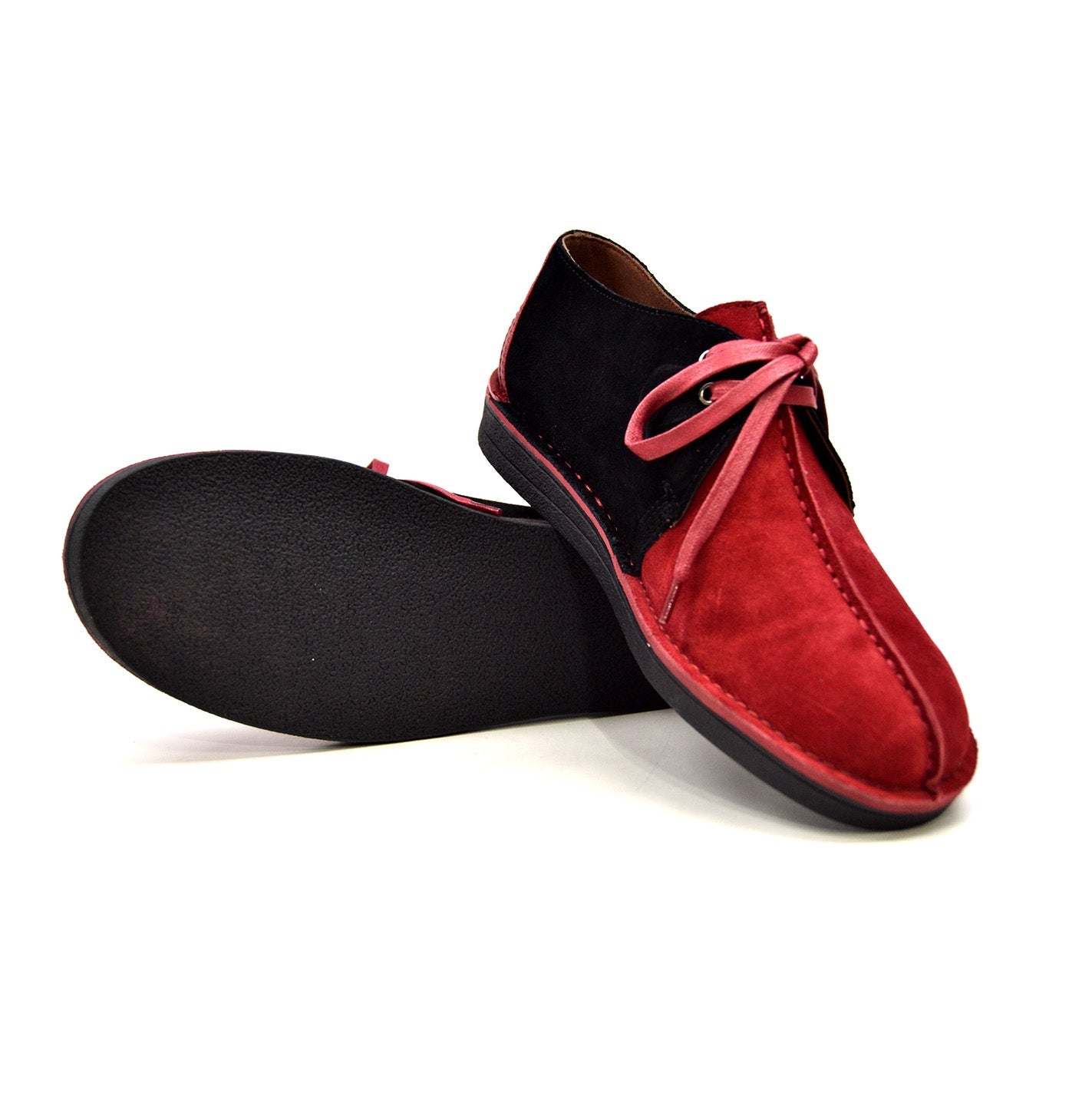 British Walkers Kingston Split-Toe Leather & Suede Shoe With Tpr Sole And Lace-Up For Everyday Comfort And Style — product view 21