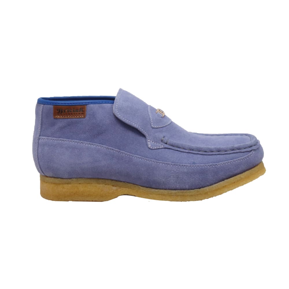 British Walkers BWB Men's Suede Slip On Chukka Boots with Crepe Sole Handcrafted Comfort and Classic Urban Style