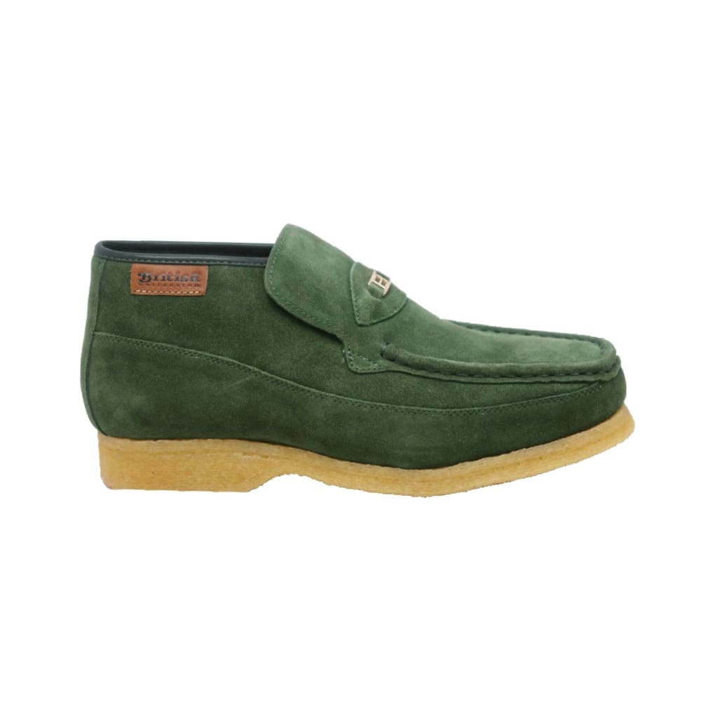 British Walkers BWB Men's Suede Slip On Chukka Boots with Crepe Sole Handcrafted Comfort and Classic Urban Style