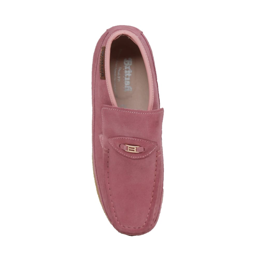 British Walkers BWB Men's Suede Slip On Chukka Boots with Crepe Sole Handcrafted Comfort and Classic Urban Style