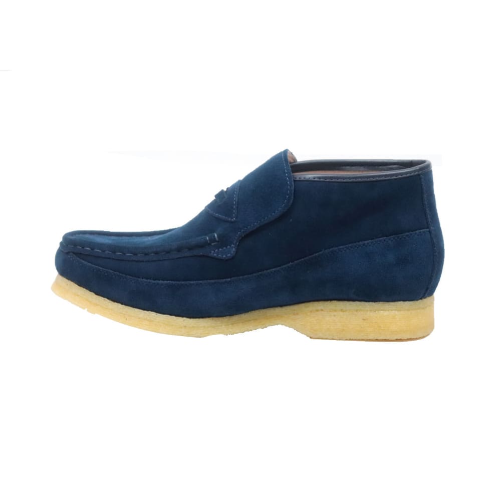 British Walkers BWB Men's Suede Slip On Chukka Boots with Crepe Sole Handcrafted Comfort and Classic Urban Style