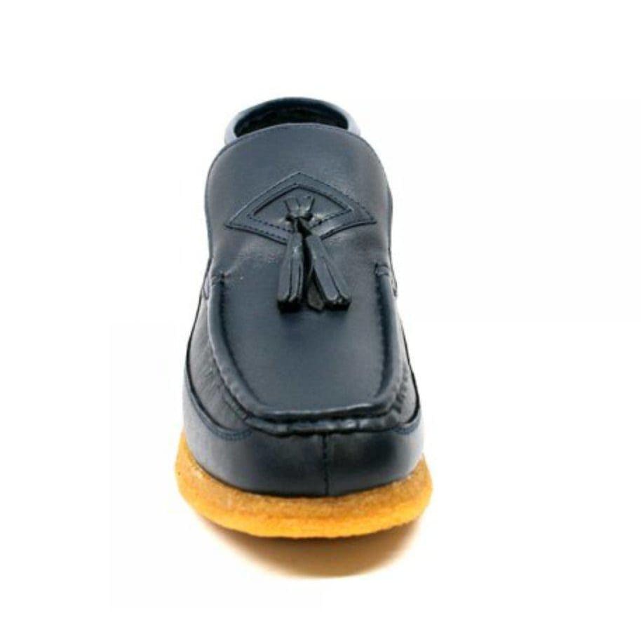 British Walkers Classic Men's Leather and Suede Slip On Crepe Sole Chukka Boots