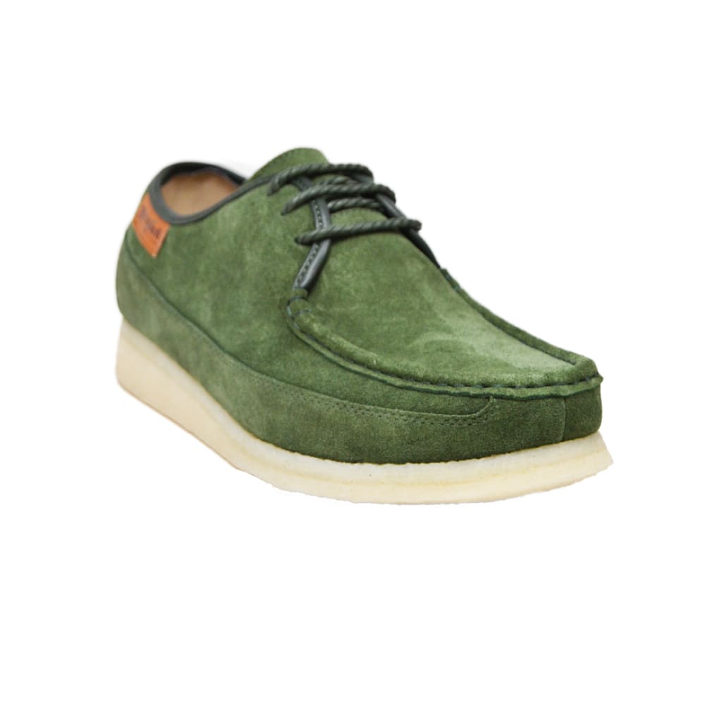 British Walkers Crown Low Top Men’s Suede Lace Up Crepe Sole Shoes