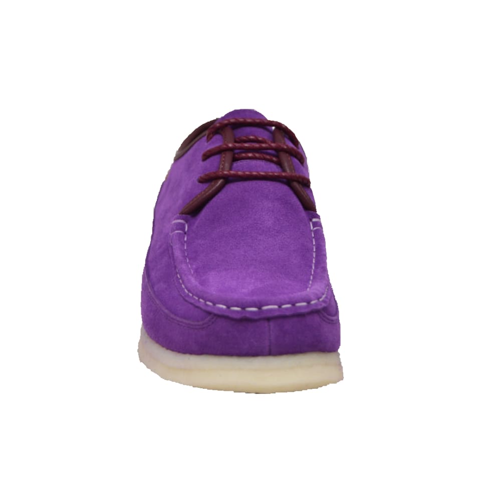 British Walkers Crown Low Top Men’s Suede Lace Up Crepe Sole Shoes