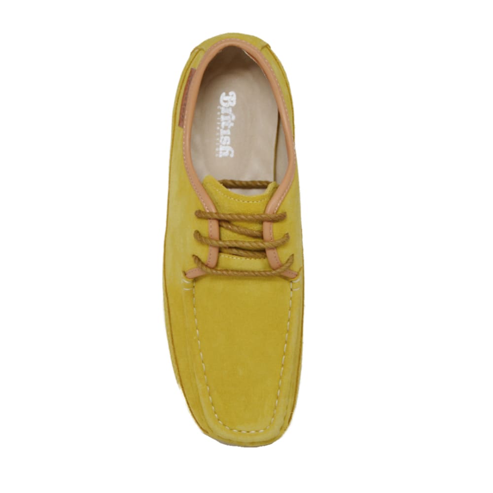British Walkers Crown Low Top Men’s Suede Lace Up Crepe Sole Shoes