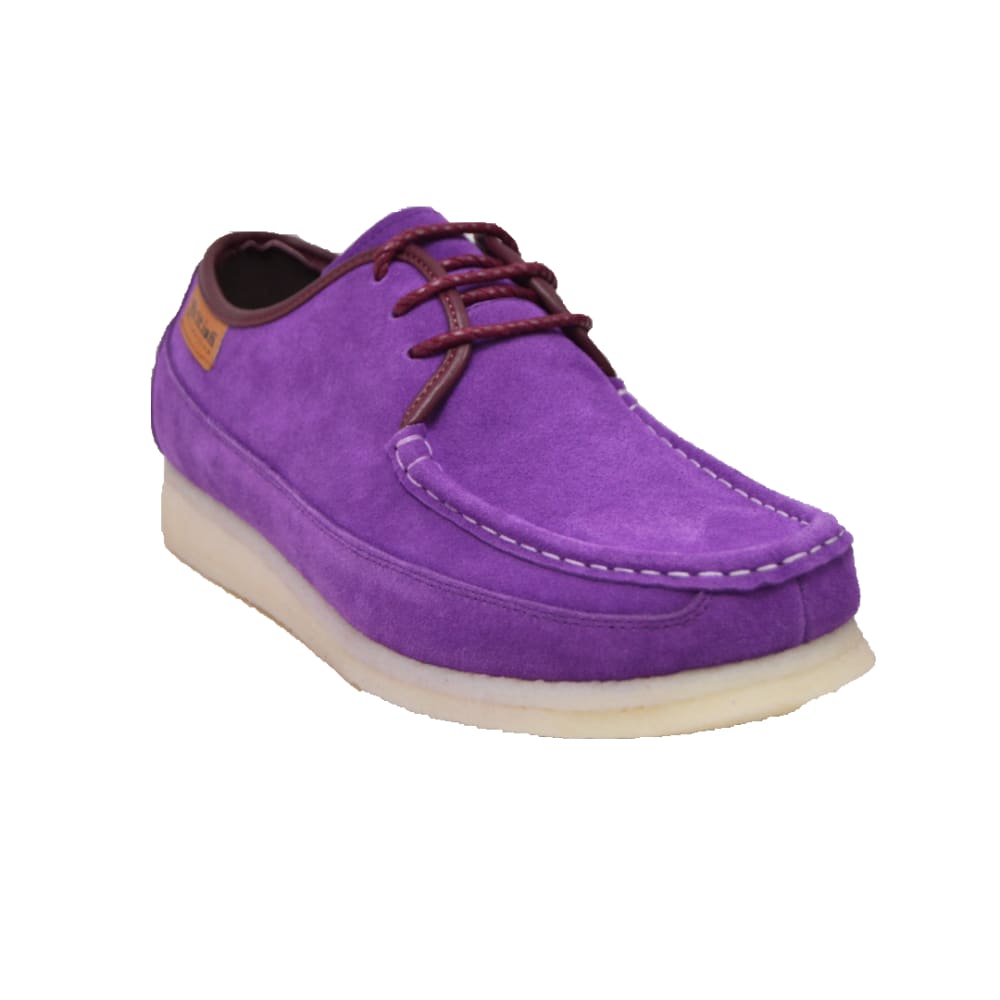 British Walkers Crown Low Top Men’s Suede Lace Up Crepe Sole Shoes