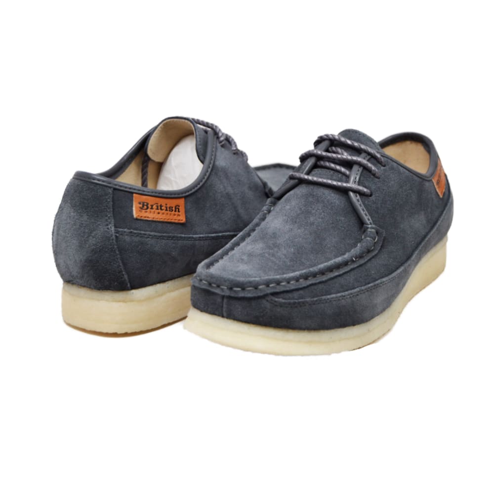 British Walkers Crown Low Top Men’s Suede Lace Up Crepe Sole Shoes