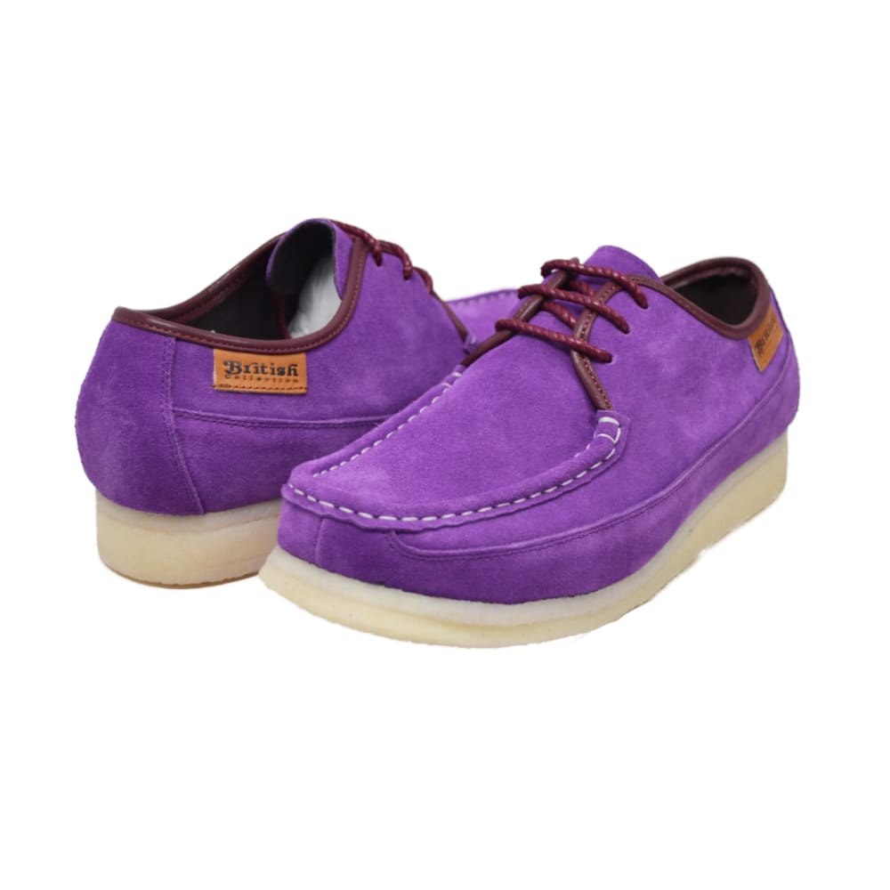 British Walkers Crown Low Top Men’s Suede Lace Up Crepe Sole Shoes