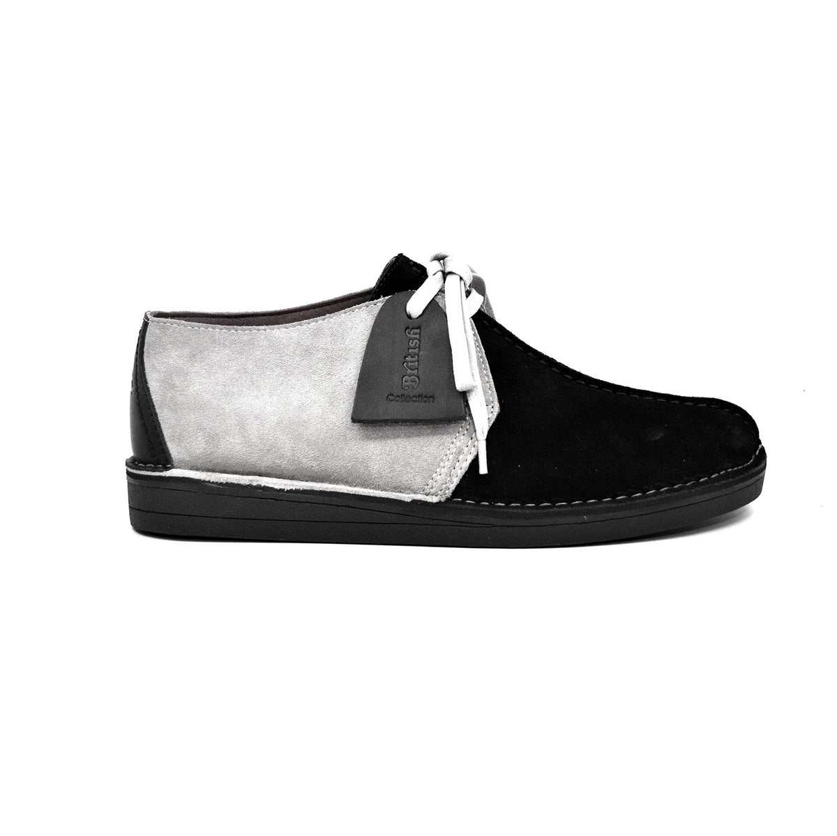 British Walkers Kingston Split-Toe Leather & Suede Shoe With Tpr Sole And Lace-Up For Everyday Comfort And Style — product view 26