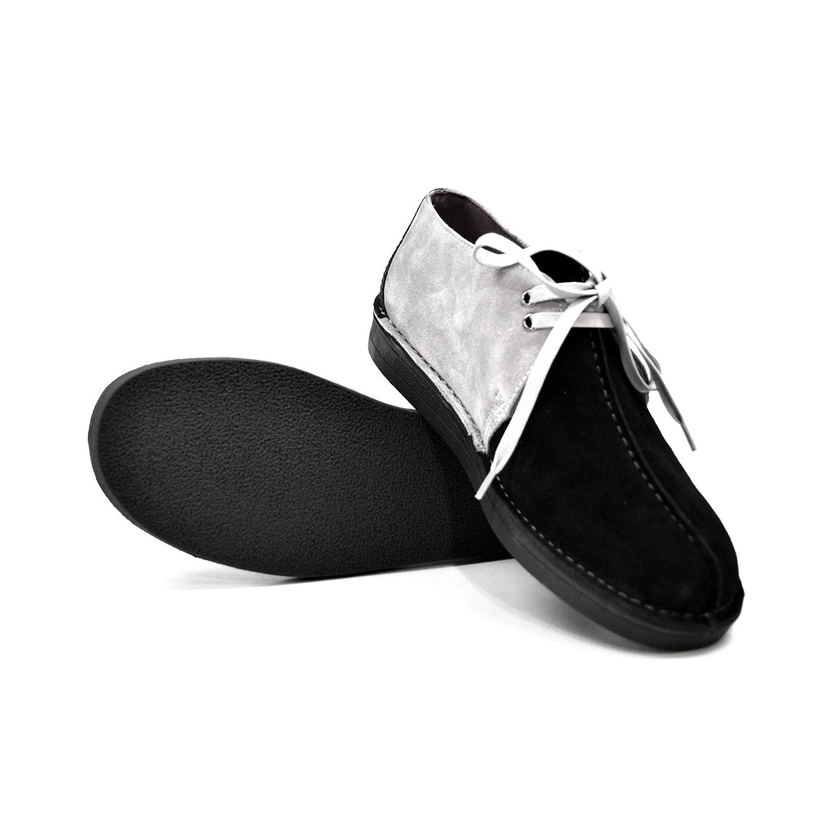 British Walkers Kingston Split-Toe Leather & Suede Shoe With Tpr Sole And Lace-Up For Everyday Comfort And Style — product view 28