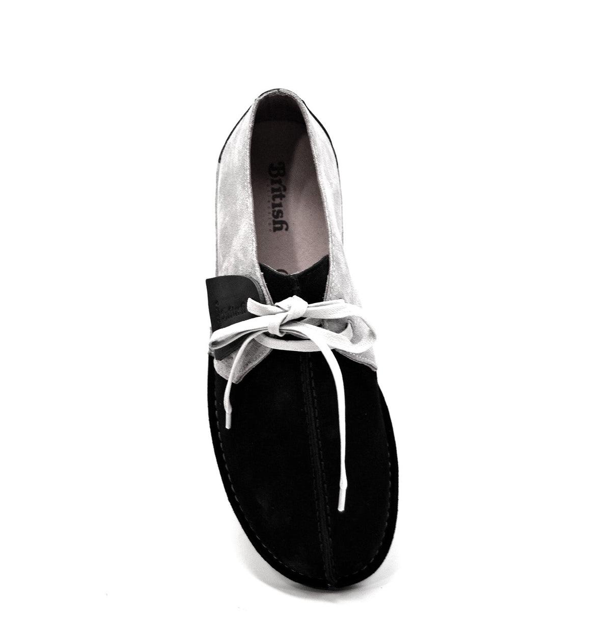 British Walkers Kingston Split-Toe Leather & Suede Shoe With Tpr Sole And Lace-Up For Everyday Comfort And Style — product view 29