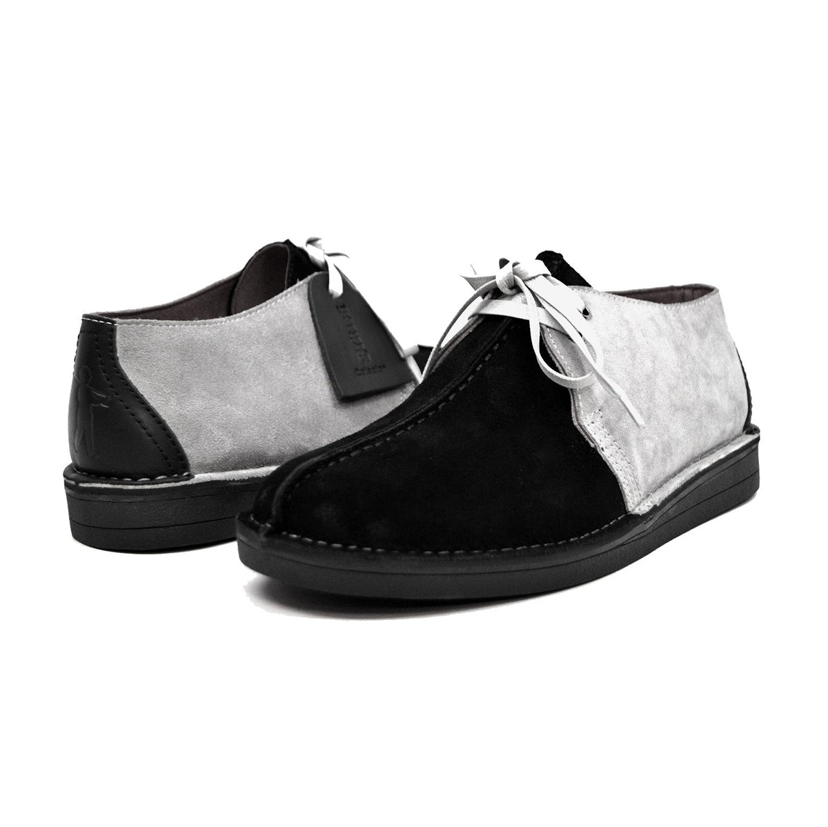 British Walkers Kingston Split-Toe Leather & Suede Shoe With Tpr Sole And Lace-Up For Everyday Comfort And Style — product view 22