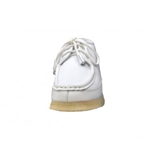 British Walkers Knicks Men's White Leather Lace Up