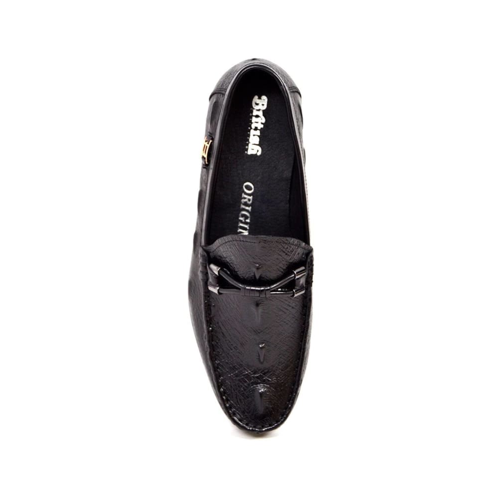 British Walkers Leon Men's Leather Slip On Loafers