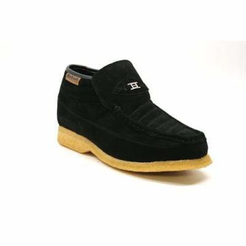 British Walkers Liberty Men's Black Suede Slip On Chukka Boots
